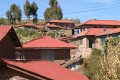 Lake Titicaca, Tequile Island houses